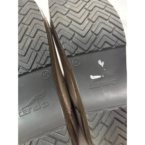 Dansko Womens 9.5 10 Professional Clogs Slip on Closed Toe Chunky Workwear Comfy - Picture 7 of 12